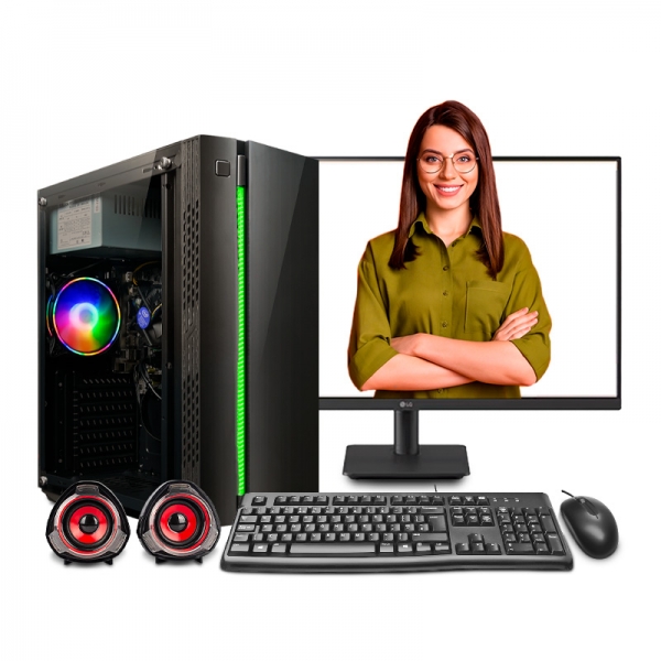Computadora Core i7 12700 12th Gen RAM 32GB SSD 1TB MONITOR 24 FHD FUENTE 350W TECLADO Y MOUSE